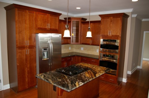 Quality Really Is Job #1 Custom kitchen built as a part of the Craftsman Style new home build