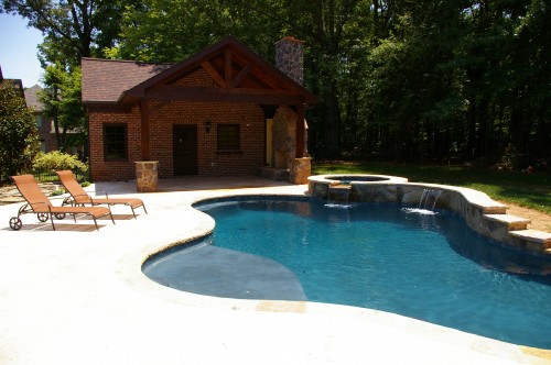 Get (Your Project) Coordinated! Well planned pool house and pool allowed homeowner to avoid common project pitfalls