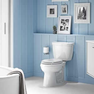 Kohler's Cimarron Touchless toilet with Brevia toilet seat