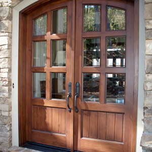 Save on energy and utility costs with this SunMountain Alder Panel Entry Door