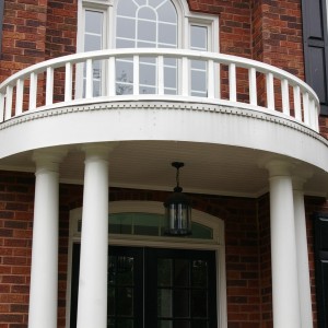 After picture of portico renovation