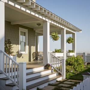 Recently remodeled Charlotte home with wrap around porch to add curb appeal