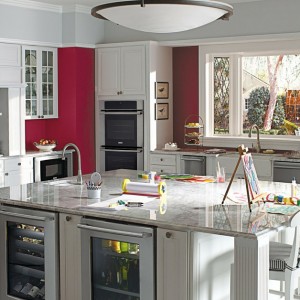 A newly remodeled kitchen