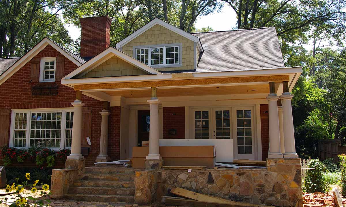 Front porch addition – adding curb appeal | Palmer Custom Builders