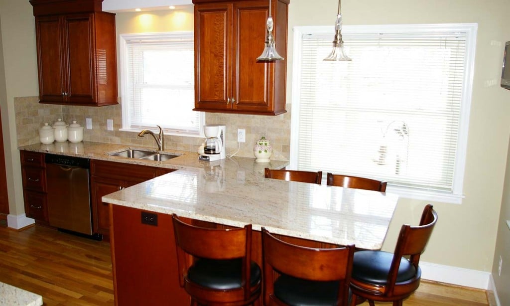 Kitchen has a more open feel after the space was remodeled