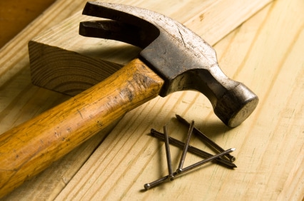 Hammer and nails