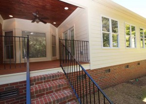 After Exterior Sunroom/Covered Porch Completion