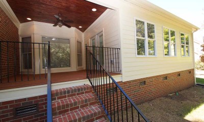 After Exterior Sunroom/Covered Porch Completion