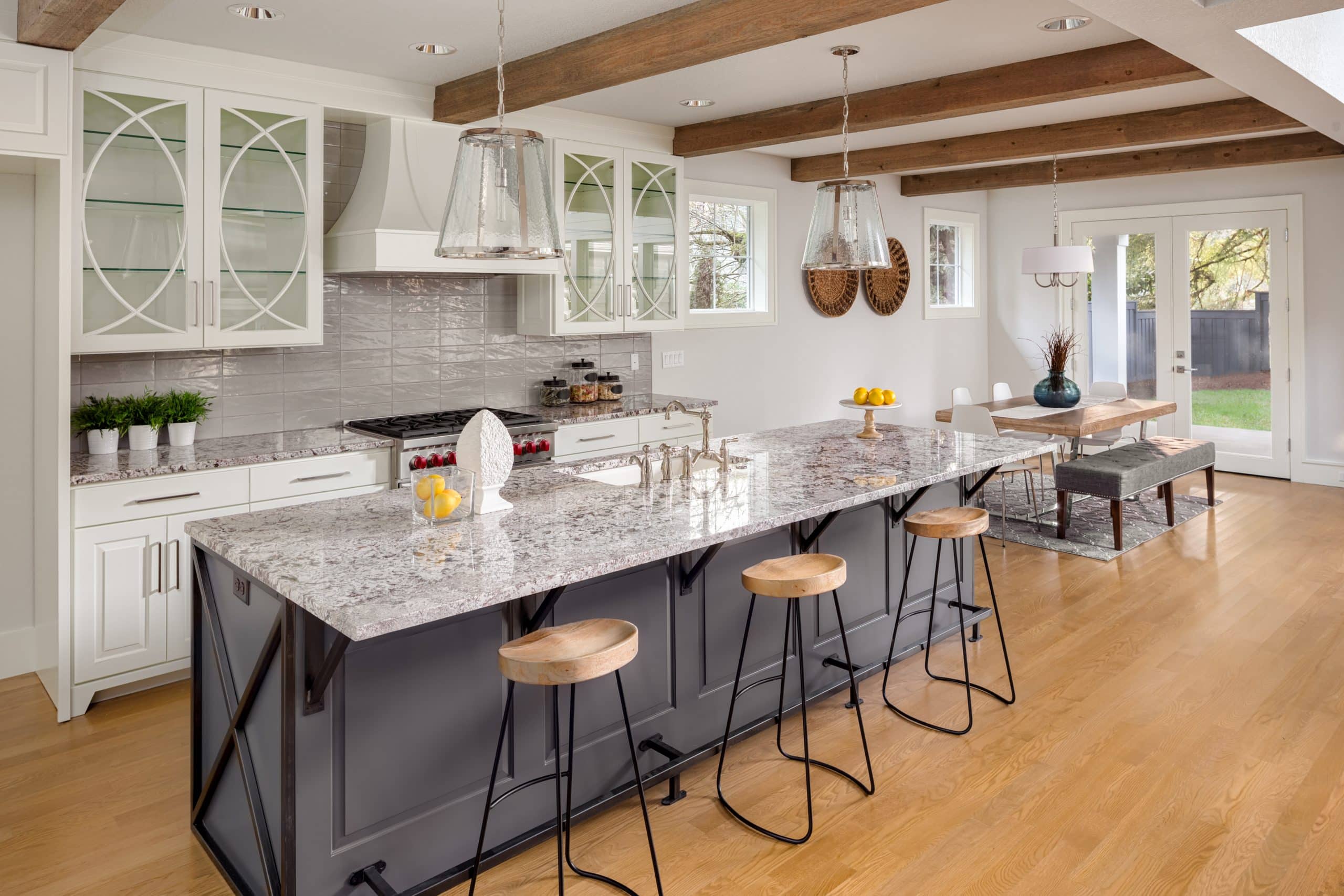 kitchen renovation with island