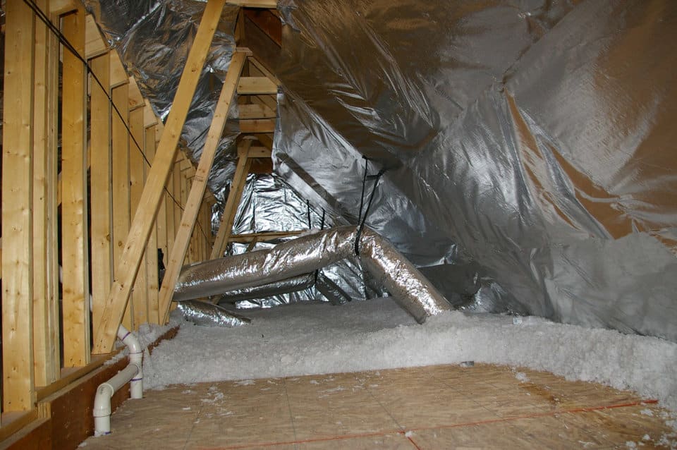 attic radiant heat barrier