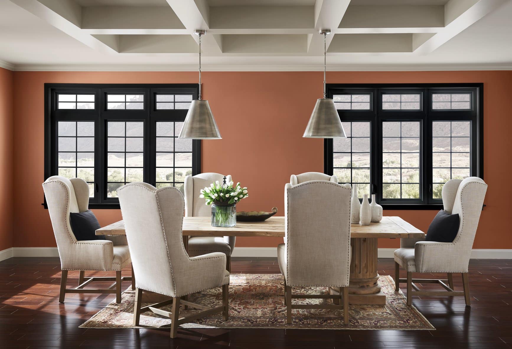 kitchen with neutral paint