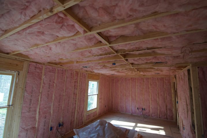 Interior two story addition - under construction