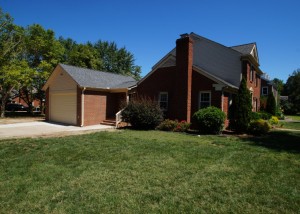 Garage addition after picture