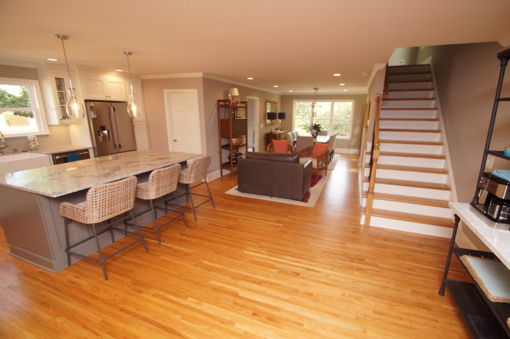 kitchen renovation with island