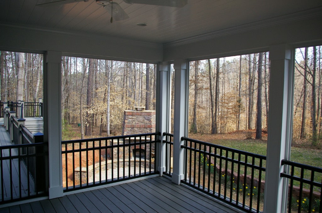screened in porch renovation