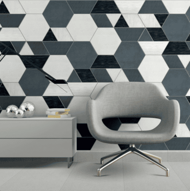 office tile wall