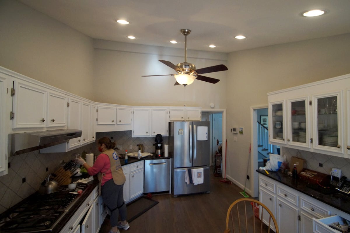 Before photo of custom kitchen remodeling