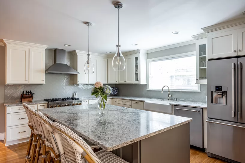 kitchen renovation with island