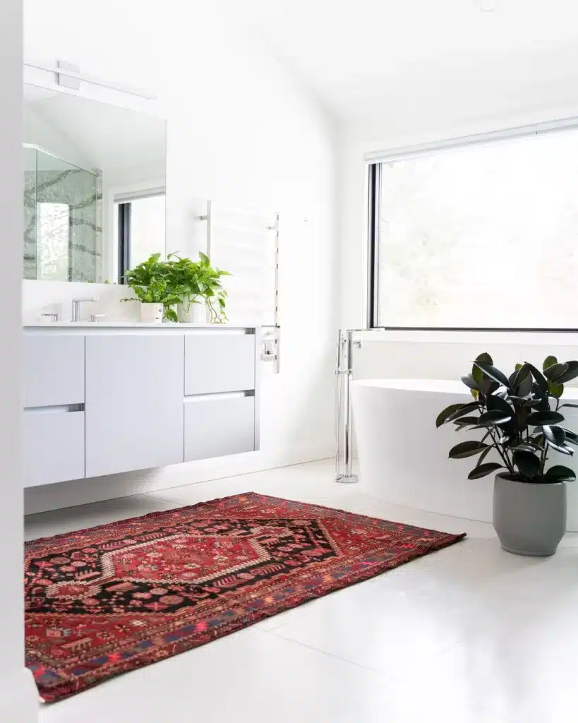 natural light bathroom