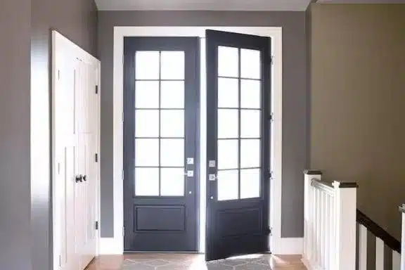 fiber glass front entry door