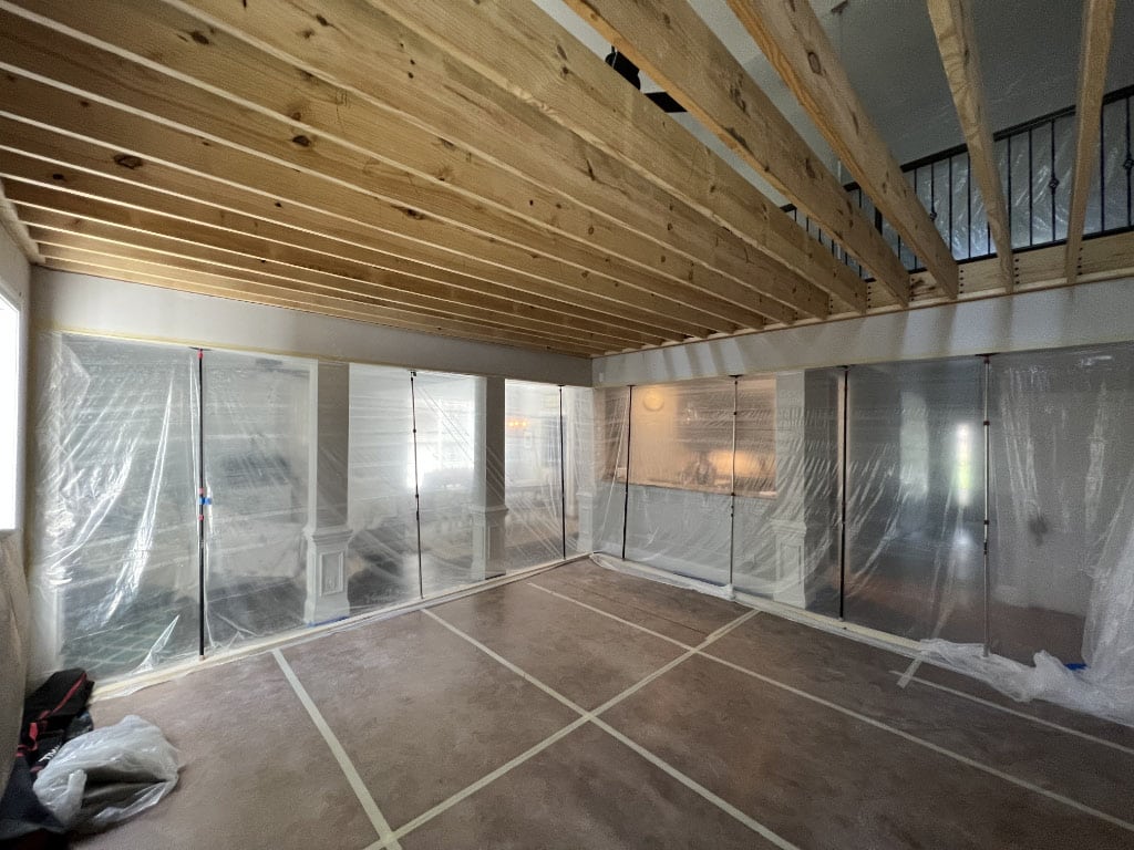 Floor over under construction